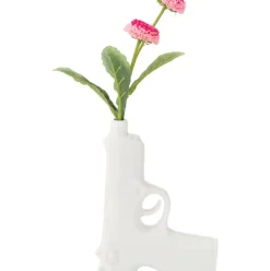 Jarron Pequeno De Porcelana De Diseno Gun