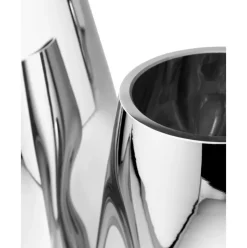 Jarron Pequeno De Vidrio Soplado Artesanalmente Mirror