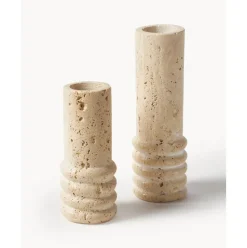 Jarron Pequeno Decorativo De Travertino Cleighton