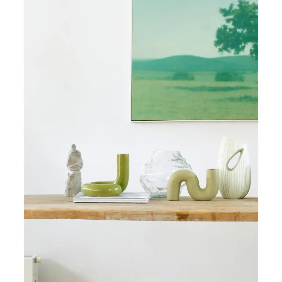 Jarron Retorcido De Gres Objects