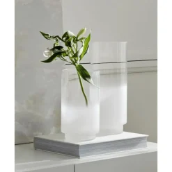 Jarron Soplado Artesanalmente Milky