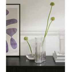 Jarron Soplado Artesanalmente Con Relieve De Diseno Dawn