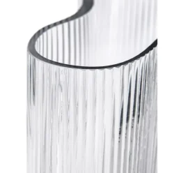 Jarron Soplado Artesanalmente Con Relieve De Diseno Dawn