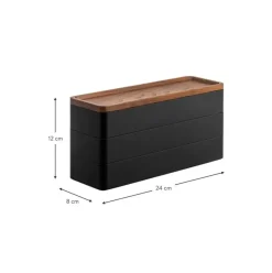 Joyero Con Tapadera Rin, 3 Niveles