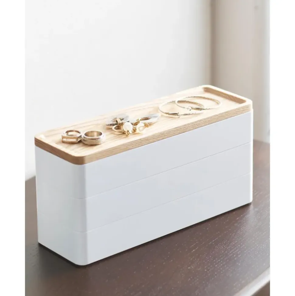 Joyero Con Tapadera Rin, 3 Niveles