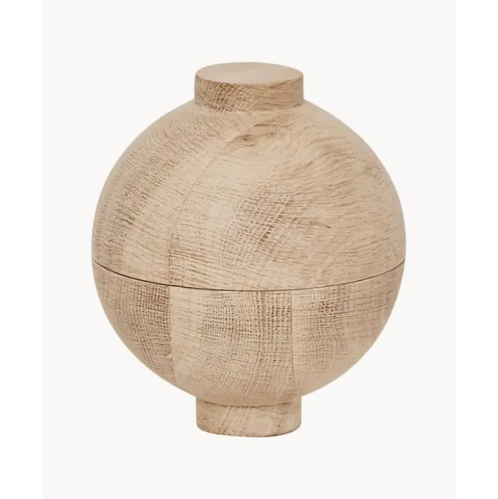Joyero De Madera De Roble Wooden Sphere