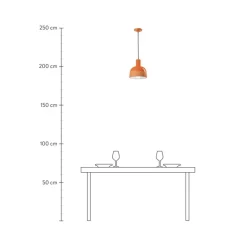 Lampara De Techo Artesanal Pequena Caxixi