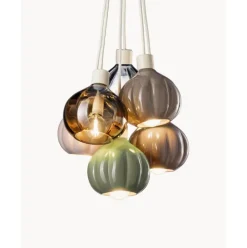 Lampara De Techo Artesanal Cluster Afoxe