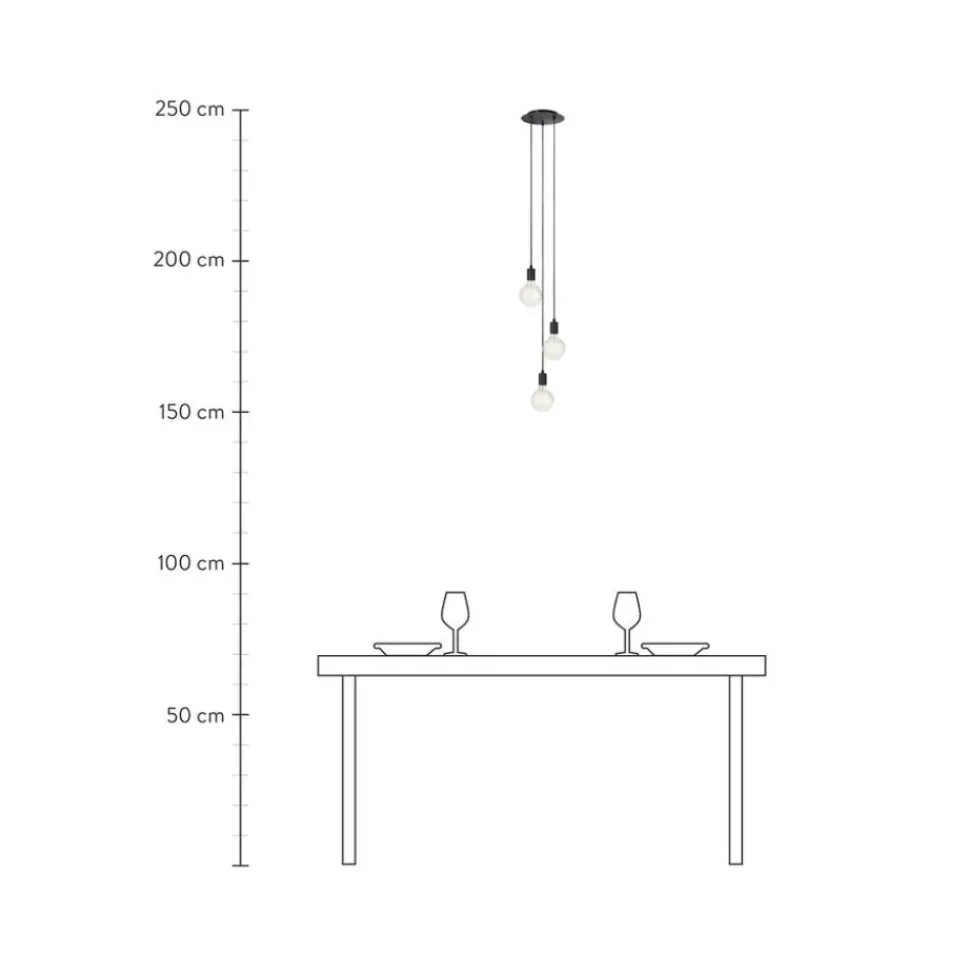 Lampara De Techo Cluster Pequena Sky