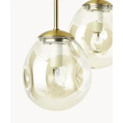 Lampara De Techo Cluster De Vidrio Amora