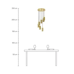 Lampara De Techo Cluster Arvo