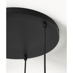 Lampara De Techo Cluster De Vidrio Opalino Candela