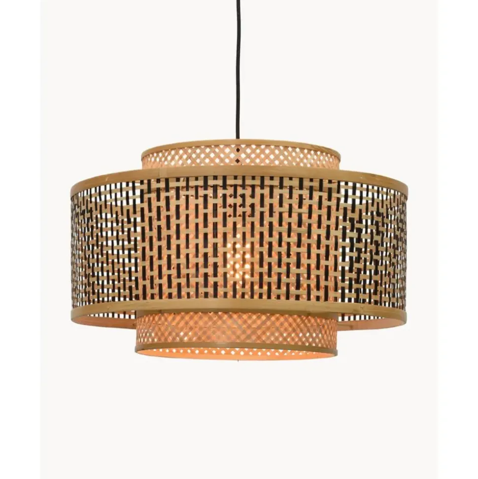 Lampara De Techo De Bambu Bhutan