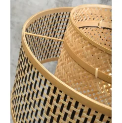 Lampara De Techo De Bambu Bhutan