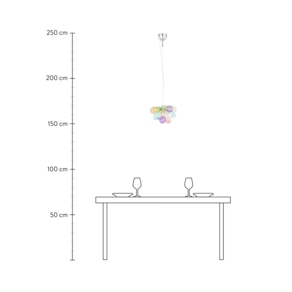 Lampara De Techo De Cristal Gross