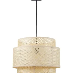 Lampara De Techo De Diseno De Bambu Finja