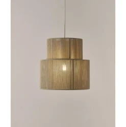 Lampara De Techo De Lino Lace