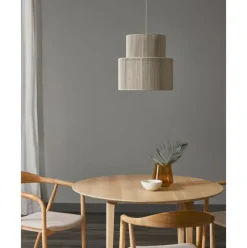 Lampara De Techo De Lino Lace