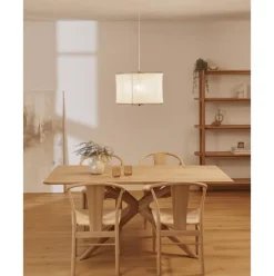 Lampara De Techo De Lino Clouds