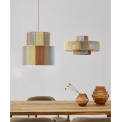 Lampara De Techo De Lino Lace