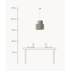 Lampara De Techo De Lino Lace