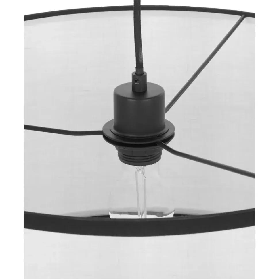 Lampara De Techo De Lino Claudette