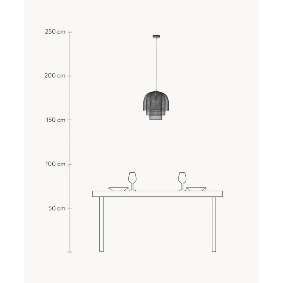 Lampara De Techo De Metal Louie