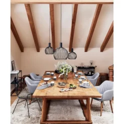 Lampara De Techo De Metal Aver