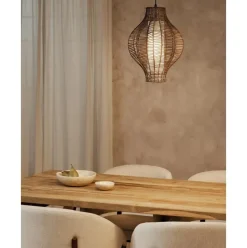 Lampara De Techo De Ratan Malena