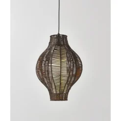 Lampara De Techo De Ratan Malena