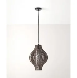 Lampara De Techo De Ratan Malena