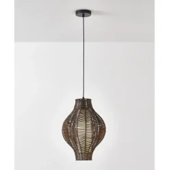 Lampara De Techo De Ratan Malena