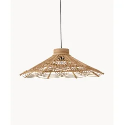 Lampara De Techo De Ratan Balie