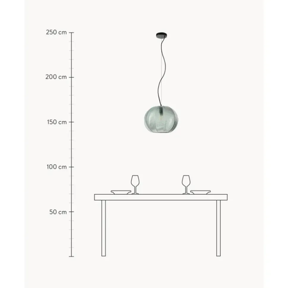 Lampara De Techo De Vidrio Tintado Brice