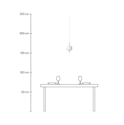 Lampara De Techo De Vidrio Soplado Artesanalmente Regulable Kushi