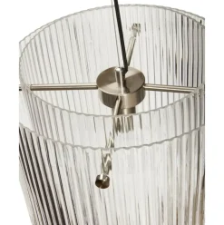 Lampara De Techo De Vidrio Con Relieves Ripple