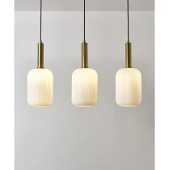 Lampara De Techo De Vidrio Opalino Candela