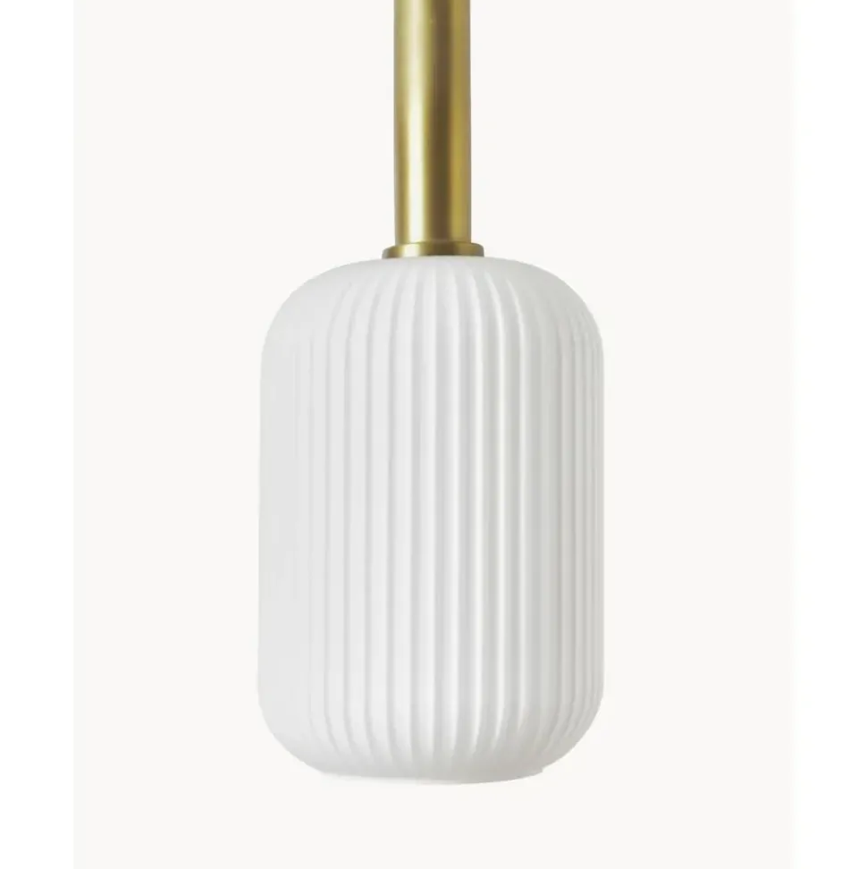 Lampara De Techo De Vidrio Opalino Candela