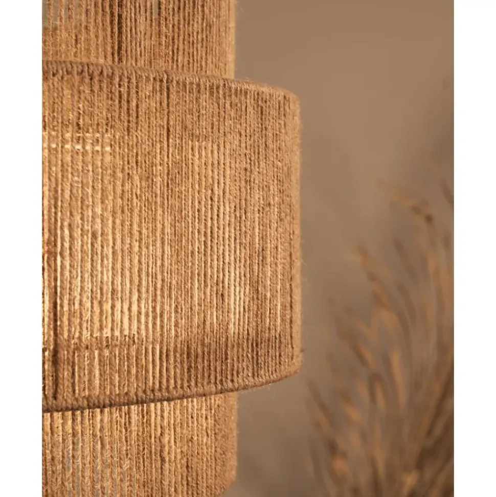 Lampara De Techo De Yute Cecillia