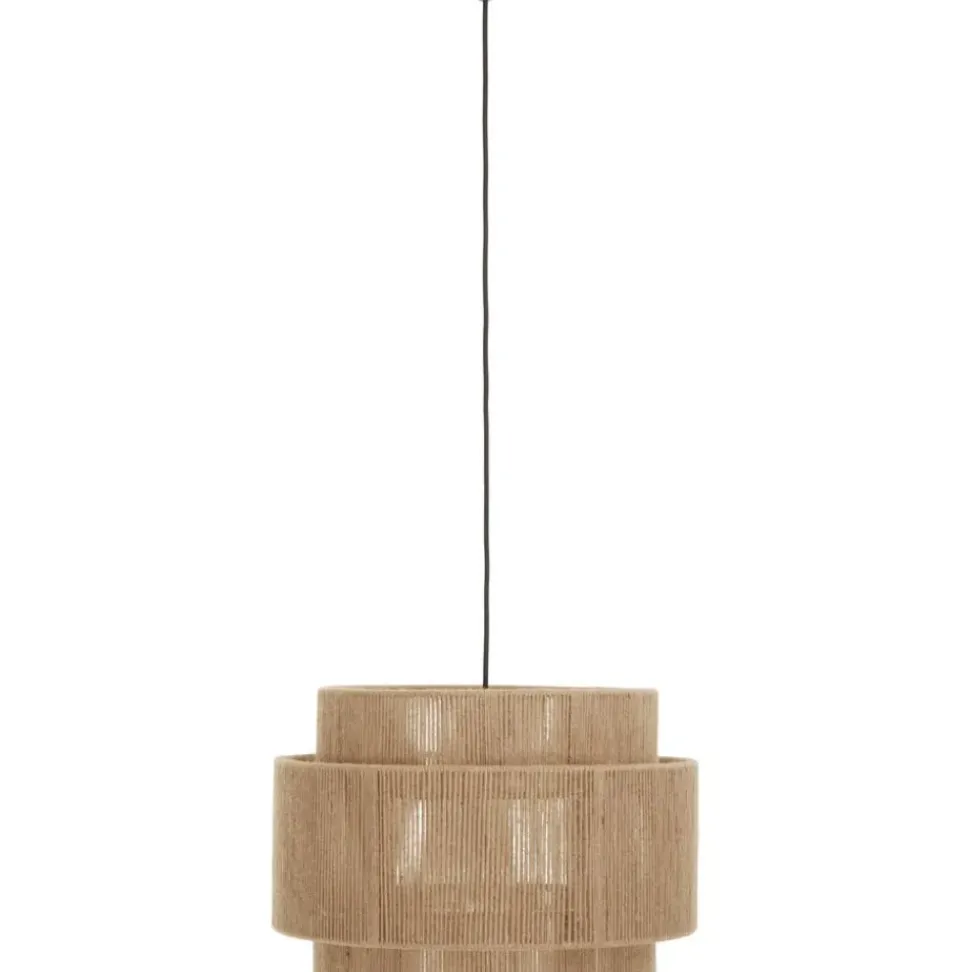 Lampara De Techo De Yute Cecillia