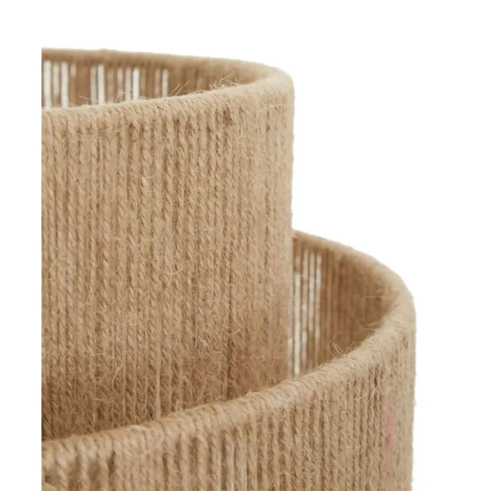 Lampara De Techo De Yute Cecillia