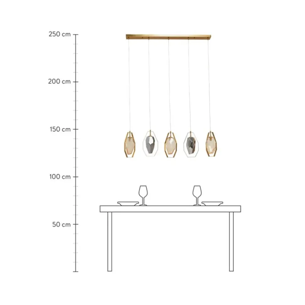 Lampara De Techo Diamond Fever