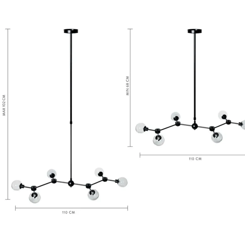 Lampara De Techo Grande Aurelia
