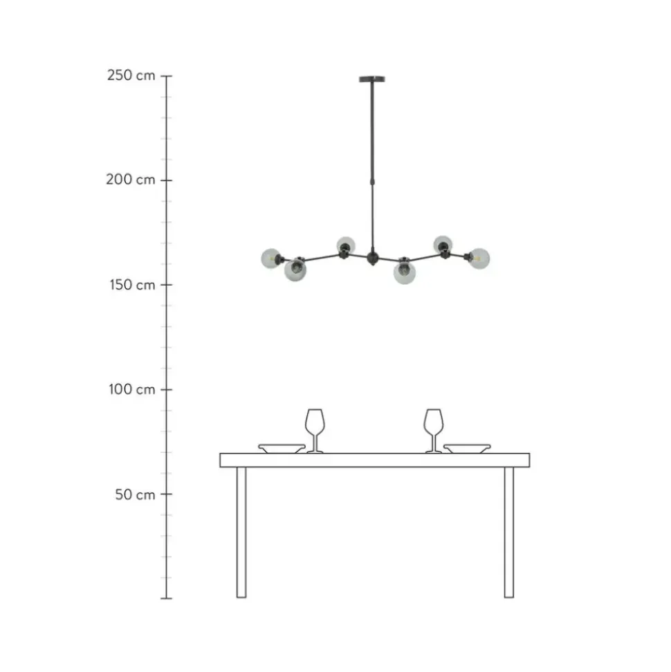 Lampara De Techo Grande Aurelia