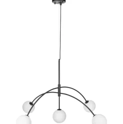 Lampara De Techo Grande De Vidrio Opalino Heaven