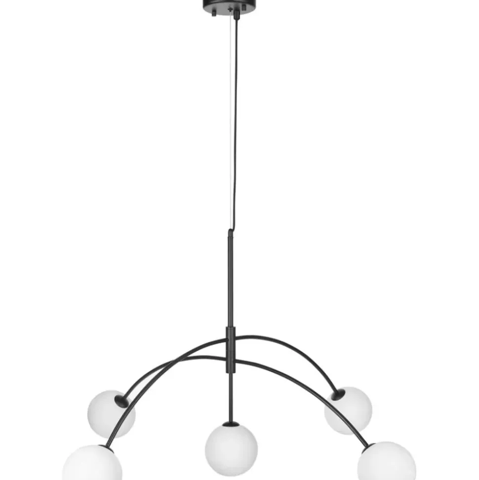 Lampara De Techo Grande De Vidrio Opalino Heaven