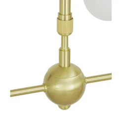 Lampara De Techo Grande De Vidrio Opalino Aurelia