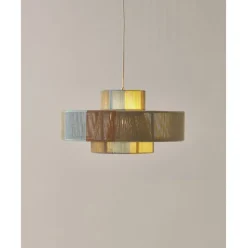 Lampara De Techo Grande De Lino Lace