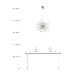 Lampara De Techo Grande De Diseno Soleil