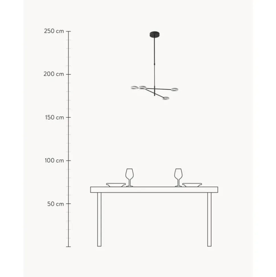Lampara De Techo Grande Led Orientable Odeon